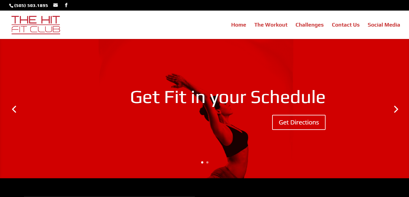 Gym website Design 