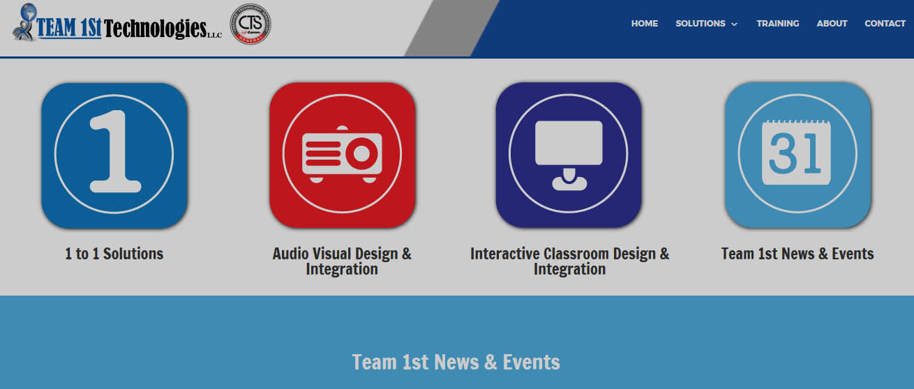 Interactive classroom website Design