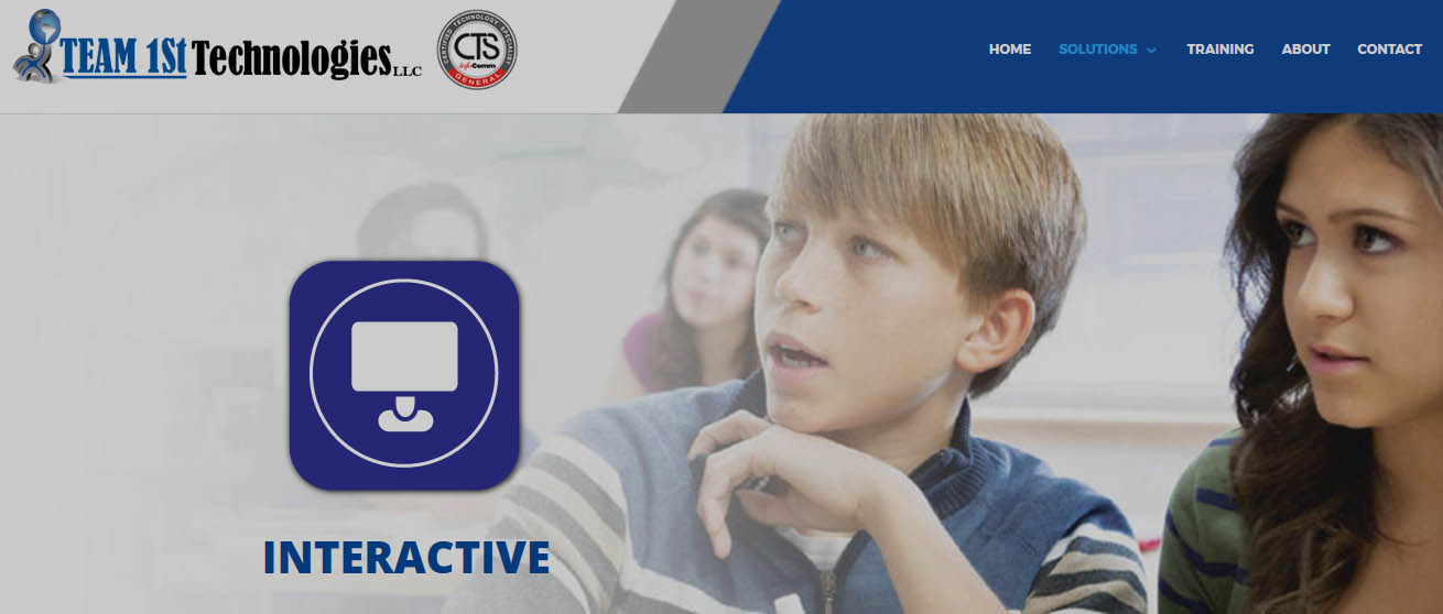 Interactive classroom website Design