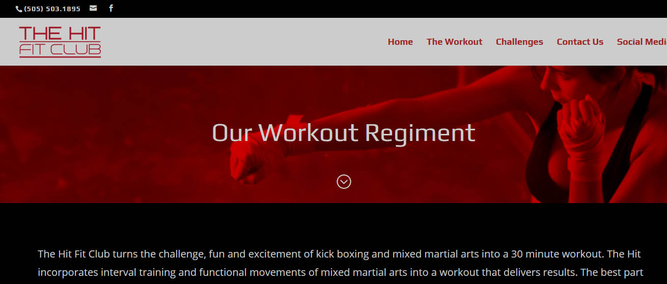 Gym website Design 